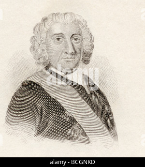 Sir John Borlase Warren, 1. Baronet, 1753 - 1822. Englischer Admiral, Politiker und Diplomat. Stockfoto