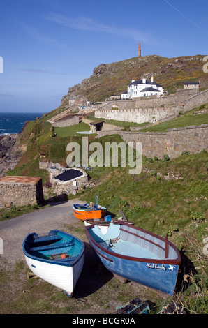 Priester s Cove Cape cornwall Stockfoto