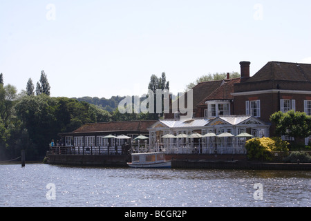 Fluss Themse Marlow Buckinghamshire Stockfoto