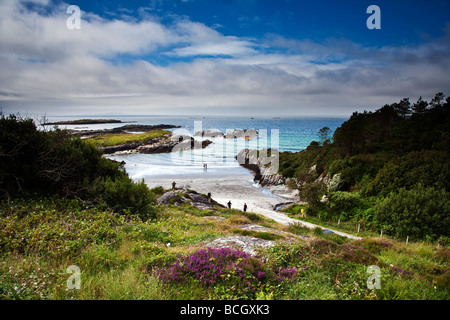 Strand in der Nähe von Kileen Ring of Kerry County Kerry Irland Stockfoto