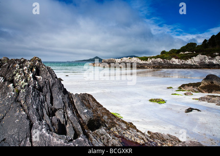 Strand in der Nähe von Kileen Ring of Kerry County Kerry Irland Stockfoto