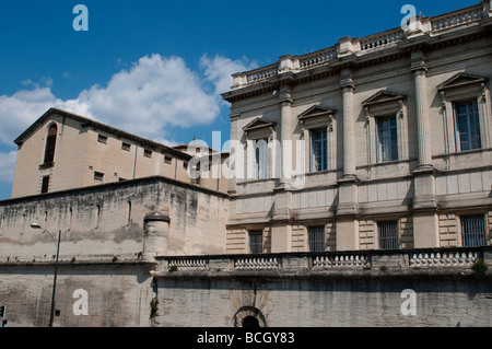 Gesetz-Gerichtsgebäude und Gefängnis Longuedoc Montpellier Frankreich Stockfoto