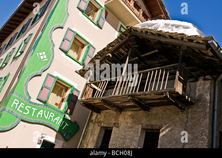 Cogne Aosta Italien Stockfoto