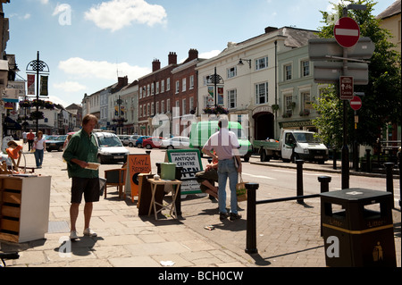 Breite Straße Leominster Herefordshire England UK Stockfoto