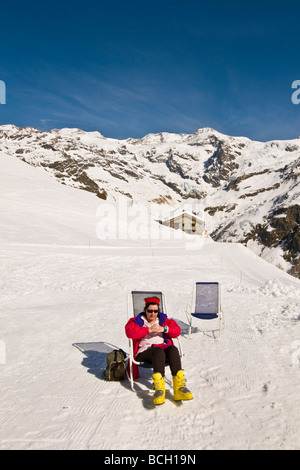 St. Anna Gressoney la Trinitè Aosta Italien Stockfoto