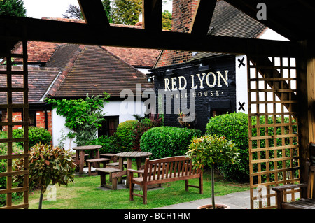 Das Red Lyon Pub Restaurant, Hurley, Berkshire, UK Stockfoto