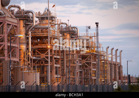 Eine Gasaufbereitungsanlage bei Rampside in der Nähe von Barrow in Furness UK Stockfoto