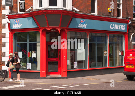 Die Armee Karriere Büro in Norwich Norfolk Uk Stockfoto