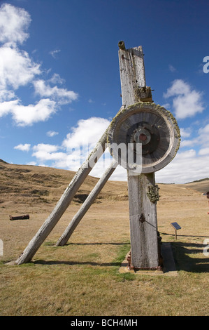 Altgold Stempeln Batterie historischen aufgegeben Gold Rush Town Kiandra Kosciuszko National Park Snowy Mountains NSW Australia Stockfoto