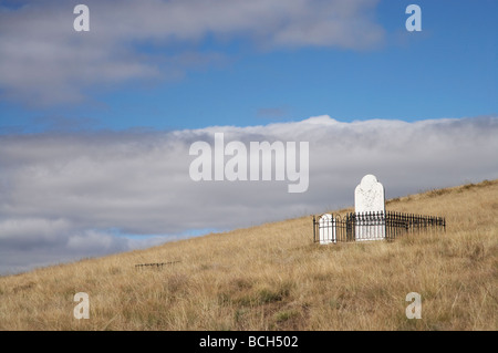 Historische alte Friedhof aufgegeben Gold Rush Town von Kiandra Kosciuszko National Park Snowy Mountains, New South Wales Australien Stockfoto