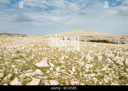 Das Plateau der Insel Krk, Kroatien Stockfoto