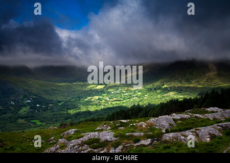 Caha Berge in der Nähe von Kenmare County Kerry-Süd-West-Irland Stockfoto