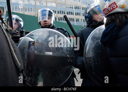 G20-Protest in London 1. April 2009 Stockfoto