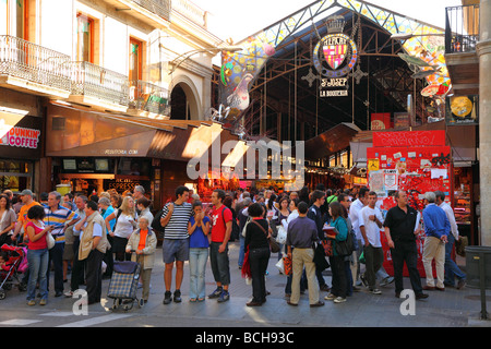 La Boqueria-Markthalle Barcelona-Catalunya Spanien Stockfoto