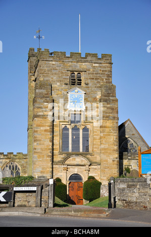 St. Mary the Virgin Church, High Street, Goudhurst, Kent, England, Vereinigtes Königreich Stockfoto