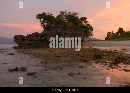 Strand auf Pantar Insel Alor Archipel Lesser Sunda-Inseln Indonesien Stockfoto