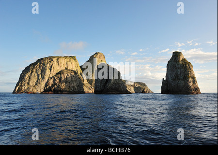 Felsen der Insel Malpelo UNESCO World Heritage Site Kolumbien Stockfoto