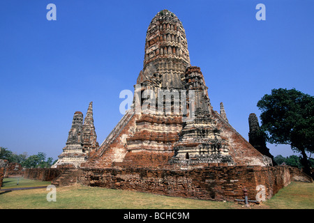 Buddhistischer Tempel Wat Phra Sri Samphet Ayuttaya Thailand Stockfoto