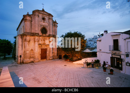 Monte Sant' Angelo Apulien Italien Barock-Kirche der Heiligen Dreifaltigkeit im Centro Storico Stockfoto