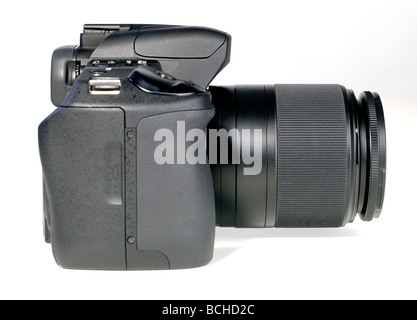 Schwarz digitale 35mm DSLR Kamera Spiegelreflex Stockfoto
