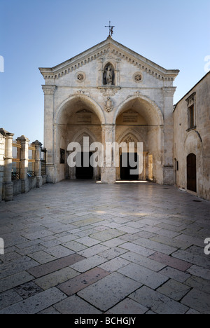 Monte Sant' Angelo Puglia Italien Gargano Region Wallfahrtskirche von St. Michael Archangel Santuario di San Michele Arcangelo Stockfoto