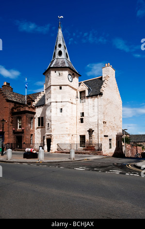 Das Stadthaus in Dunbar in East Lothian Stockfoto