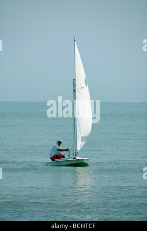 Segelboot. Stockfoto