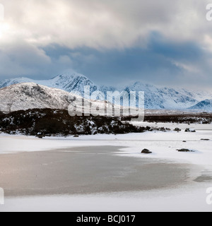 Sonnenuntergang am man Na h Achlaise Glencoe Scotland UK Stockfoto