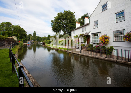 Bridgewater Kanal Cheshire Stockfoto