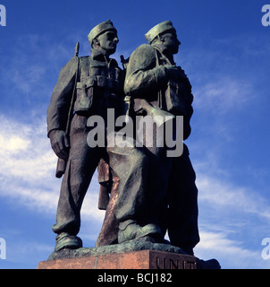 Die Commando Monument Spean Bridge in der Nähe von Fort William Lochaber Invernesshire Schottland Stockfoto