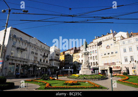 Largo da Portagem, Coimbra, Portugal Stockfoto