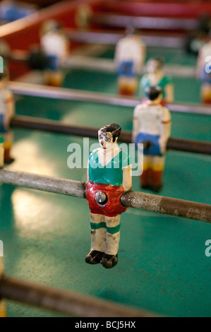 Detail der Tabelle Fußballspiel Alias foosball Stockfoto