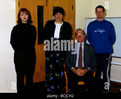 Familiengruppe Erwachsene & Eltern Stockfoto