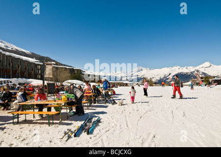 Pila Aosta Italien Stockfoto