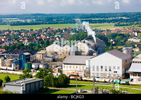 Thann Elsass Frankreich Stockfoto