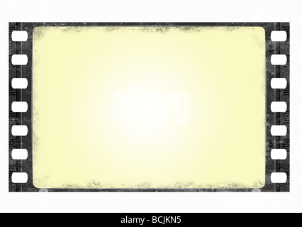 Alten Breitbild-Film-Frame im Grunge-Stil Stockfoto
