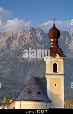 Going, Wilder Kaiser Gebirge, Tirol, Österreich Stockfoto