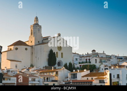 Spanien, Catalonien (Catalunya), Cadaques, Esglesia de Santa Maria (Kirche Santa Maria) Stockfoto