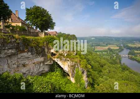 Domme, Dordogne, Aquitaine, Frankreich Stockfoto