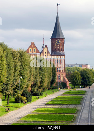 Russland, Kaliningrad, Kathedrale auf Kants Insel, UNESCO-Weltkulturerbe Stockfoto