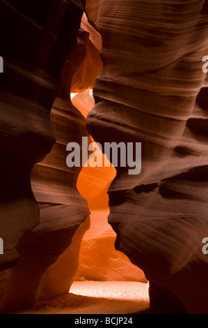 USA, Arizona, Seite, Antelope Canyon (oben) ein Slotcanyon, die Kerze Stockfoto
