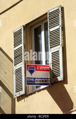 Eine Vendre-Wohnung zum Verkauf in Nizza Frankreich Stockfoto