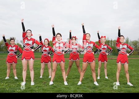 Cheerleader Stockfoto