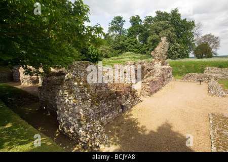 Ruinen der Kapelle Norfolk Nord Elmham Stockfoto