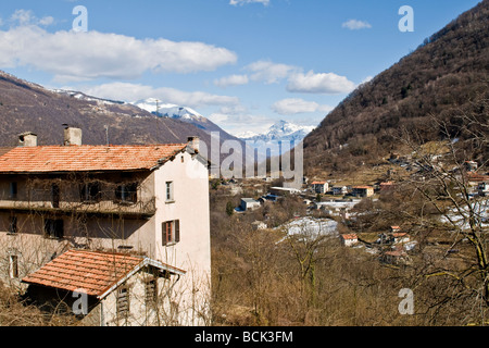 Schignano Val d Intelvi Como Italien Stockfoto