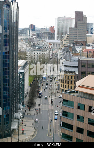 Ansicht von Colmore Reihe Finanzviertel in Birmingham, England, UK Stockfoto