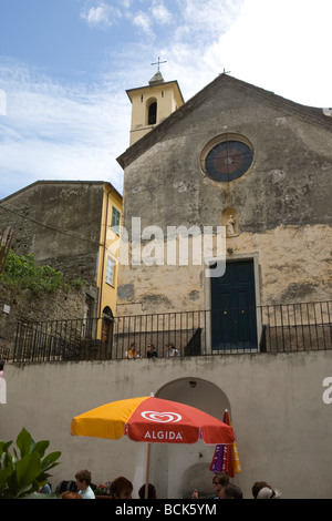 Corniglia Cinque Terre Italien 28. April 2009 Stockfoto