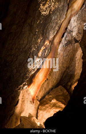 Gardinen, bekannt als "Speck", Jewel Cave National Monument, South Dakota Stockfoto