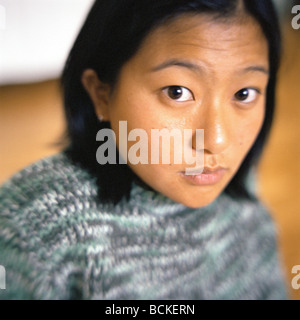 Junge Frau, Porträt Stockfoto