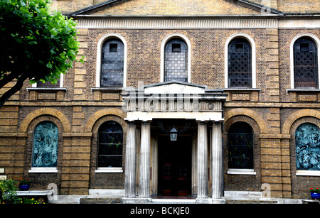 Wesley "s Kapelle in der City Road, London Stockfoto